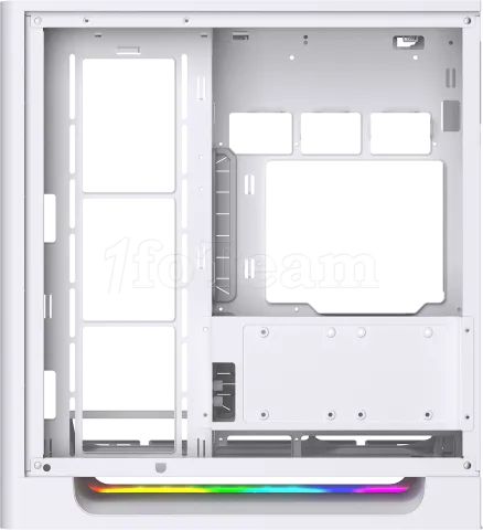Photo de Boitier Grand-Tour E-ATX Xigmatek Heaven RGB avec panneaux vitrés (Blanc)