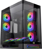 Photo de Boitier Grand-Tour E-ATX Xigmatek Heaven RGB avec panneaux vitrés (Noir)