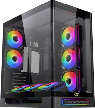Photo de Boitier Grand-Tour E-ATX Xigmatek Heaven RGB avec panneaux vitrés (Noir)