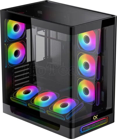 Photo de Boitier Grand-Tour E-ATX Xigmatek Heaven RGB avec panneaux vitrés (Noir)
