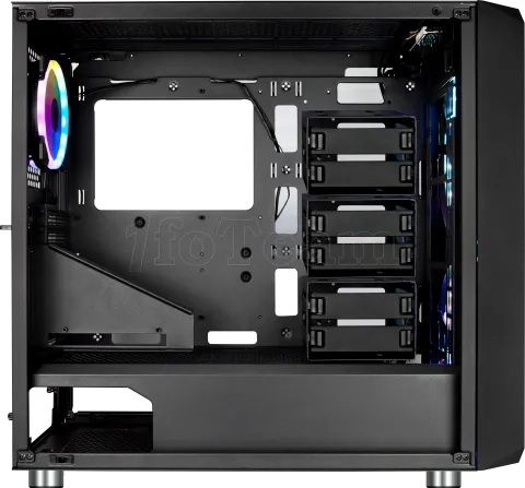 Photo de Boitier Grand-Tour E-ATX Xigmatek Zest RGB avec panneaux vitrés (Noir)