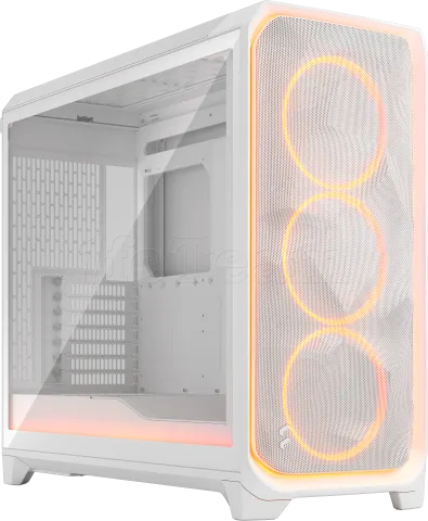 Photo de Boitier Grand Tour EE-ATX Fractal Design Meshify 3 XL Ambience Pro RGB avec panneau vitré (Blanc)