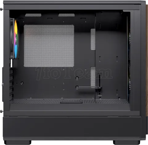 Photo de Boitier Micro ATX Einarex PM400 RGB avec panneau vitré (Noir)