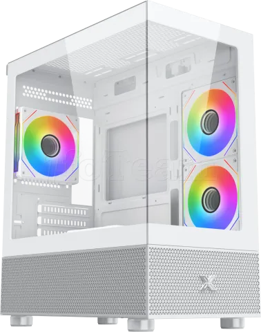 Photo de Boitier Micro Tour ATX Xigmatek Alphard M RGB avec panneaux vitrés (Blanc)