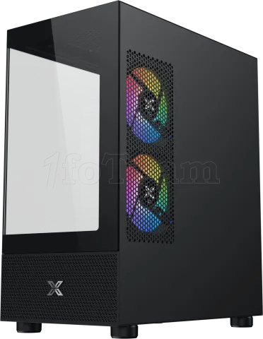 Photo de Boitier Micro Tour ATX Xigmatek Alphard M RGB avec panneaux vitrés (Noir)
