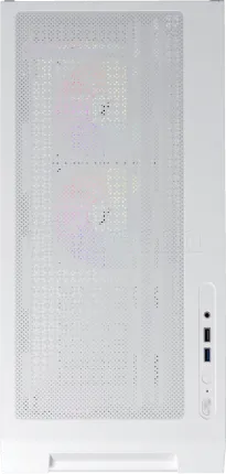 Photo de Boitier Mini Tour Micro ATX 1stPlayer AU6 ARGB avec panneaux vitrés (Blanc)