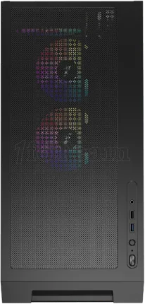 Photo de Boitier Mini Tour Micro ATX 1stPlayer AU6 ARGB avec panneaux vitrés (Noir)