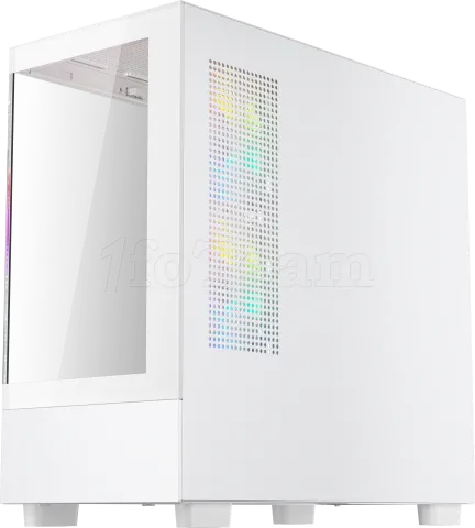 Photo de Boitier Mini Tour Micro ATX 1stPlayer Mi5 RGB avec panneaux vitrés (Blanc)
