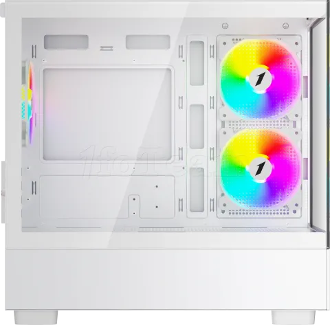 Photo de Boitier Mini Tour Micro ATX 1stPlayer Mi5 RGB avec panneaux vitrés (Blanc)