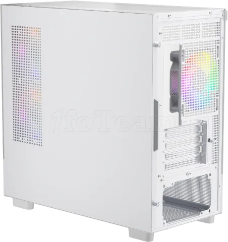 Photo de Boitier Mini Tour Micro ATX 1stPlayer Mi5 RGB avec panneaux vitrés (Blanc)
