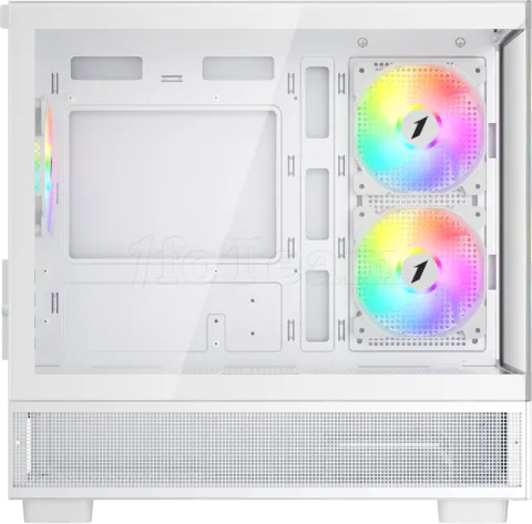Photo de Boitier Mini Tour Micro ATX 1stPlayer Mi5 RGB avec panneaux vitrés (Blanc)