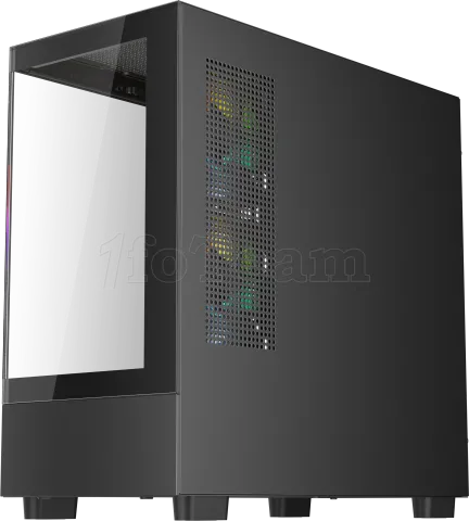 Photo de Boitier Mini Tour Micro ATX 1stPlayer Mi5 RGB avec panneaux vitrés (Noir)