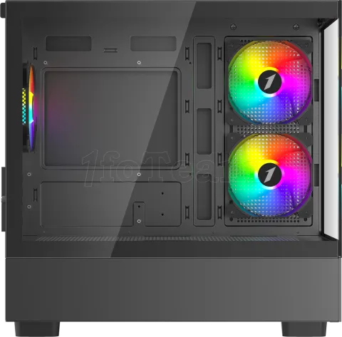 Photo de Boitier Mini Tour Micro ATX 1stPlayer Mi5 RGB avec panneaux vitrés (Noir)