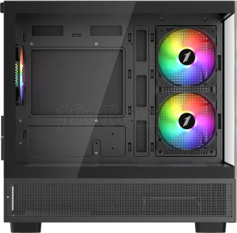 Photo de Boitier Mini Tour Micro ATX 1stPlayer Mi5 RGB avec panneaux vitrés (Noir)