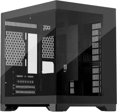Photo de Boitier Mini Tour Micro ATX 1stPlayer MV5 avec panneaux vitrés (Noir)