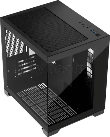 Photo de Boitier Mini Tour Micro ATX 1stPlayer MV5 avec panneaux vitrés (Noir)