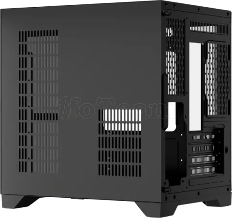 Photo de Boitier Mini Tour Micro ATX 1stPlayer MV5 avec panneaux vitrés (Noir)