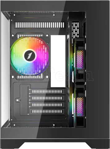 Photo de Boitier Mini Tour Micro ATX 1stPlayer MV5 RGB avec panneaux vitrés (Noir)