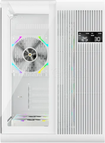 Photo de Boitier Mini Tour Micro ATX 1stPlayer RT5 RGB avec panneaux vitrés (Blanc)