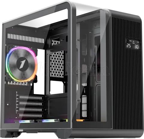 Photo de Boitier Mini Tour Micro ATX 1stPlayer RT5 RGB avec panneaux vitrés (Noir)