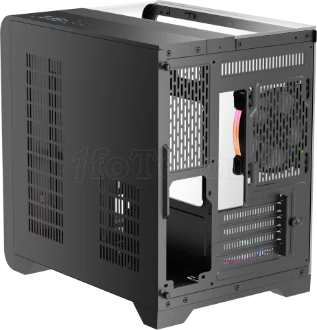 Photo de Boitier Mini Tour Micro ATX 1stPlayer RT5 RGB avec panneaux vitrés (Noir)