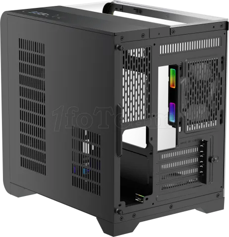 Photo de Boitier Mini Tour Micro ATX 1stPlayer RT5 RGB avec panneaux vitrés (Noir)