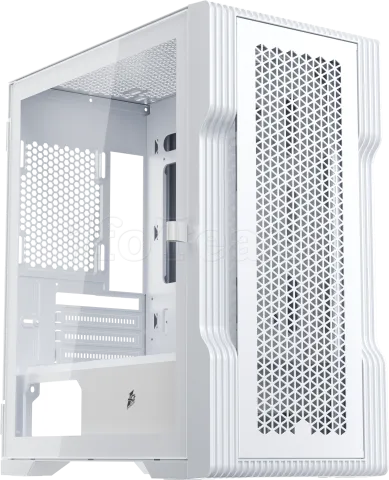 Photo de Boitier Mini Tour Micro ATX 1stPlayer T3 RGB avec panneau vitré (Blanc)