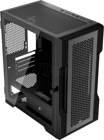 Photo de Boitier Mini Tour Micro ATX 1stPlayer T3 RGB avec panneau vitré (Noir)