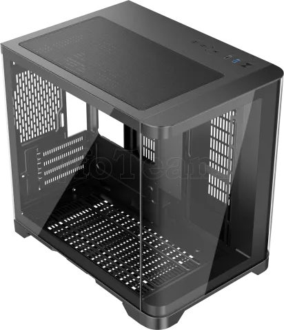 Photo de Boitier Mini Tour Micro ATX 1stPlayer UView 5 RGB avec panneaux vitrés (Noir)