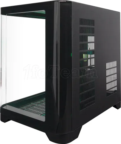Photo de Boitier Mini Tour Micro ATX 1stPlayer UView 5 RGB avec panneaux vitrés (Noir)