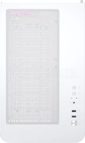 Photo de Boitier Mini Tour Micro ATX 1stPlayer UView 6 RGB avec panneaux vitrés (Blanc)