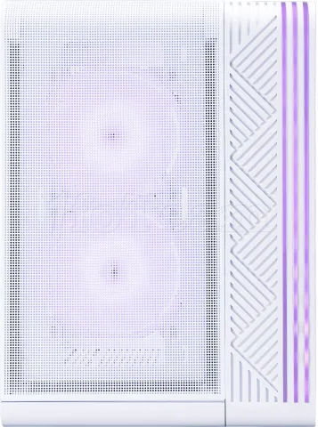 Photo de Boitier Mini Tour Micro ATX 1stPlayer VT5 RGB avec panneau vitré (Blanc)