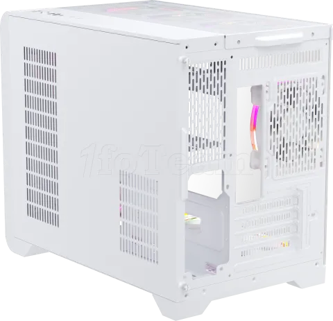 Photo de Boitier Mini Tour Micro ATX 1stPlayer VT6 RGB avec panneau vitré (Blanc)