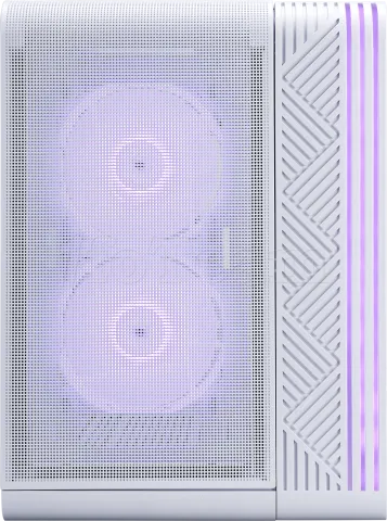 Photo de Boitier Mini Tour Micro ATX 1stPlayer VT6 RGB avec panneau vitré (Blanc)