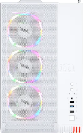 Photo de Boitier Mini Tour Micro ATX 1stPlayer VT7 RGB avec panneau vitré (Blanc)