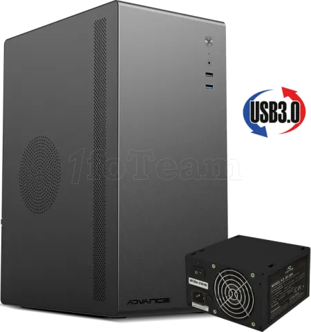 Photo de Boitier Mini Tour Micro ATX Advance Optima (Noir) + alimentation 350W