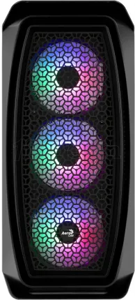 Photo de Boitier Mini Tour Micro ATX AeroCool Aero One Mini Frost RGB avec panneau vitré (Noir)