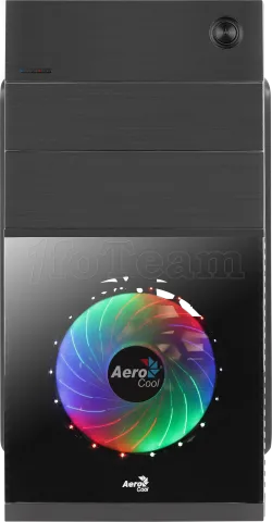 Photo de Boitier Mini Tour Micro ATX AeroCool CS-105 Cosmo-C RGB avec panneaux vitrés (Noir)