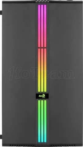 Photo de Boitier Mini Tour Micro ATX AeroCool Evo Mini RGB avec panneau vitré (Noir)