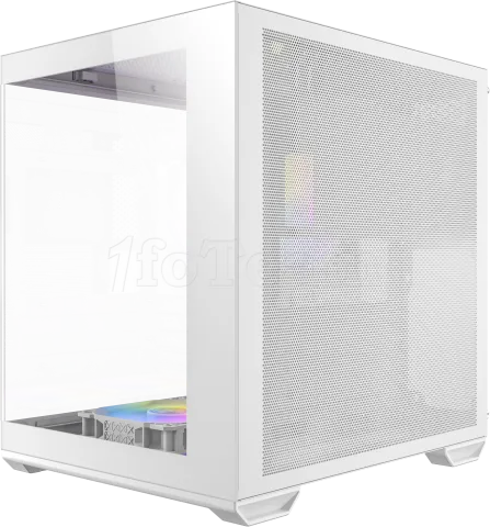 Photo de Boitier Mini Tour Micro-ATX Antec CX60M RGB avec panneaux vitrés (Blanc)