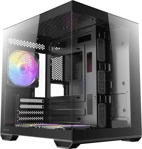 Photo de Boitier Mini Tour Micro-ATX Antec CX60M RGB avec panneaux vitrés (Noir)