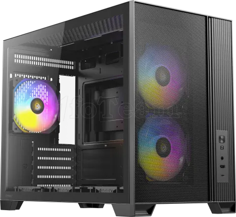 Photo de Boitier Mini Tour Micro ATX Antec Flux M RGB avec panneau vitré (Noir)