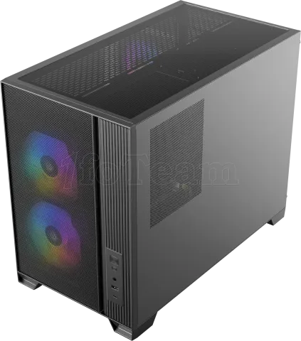 Photo de Boitier Mini Tour Micro ATX Antec Flux M RGB avec panneau vitré (Noir)