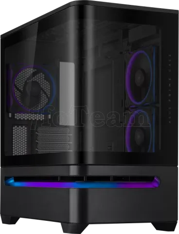 Photo de Boitier Mini Tour Micro ATX ASUS Prime AP202 ARGB avec panneaux vitrés (Noir)