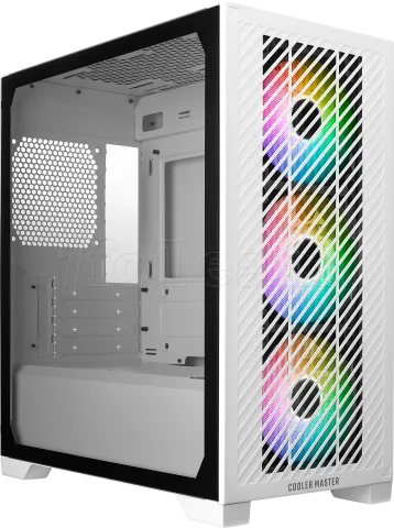Photo de Boitier Mini Tour Micro ATX Cooler Master Elite 301 RGB avec panneau vitré (Blanc)