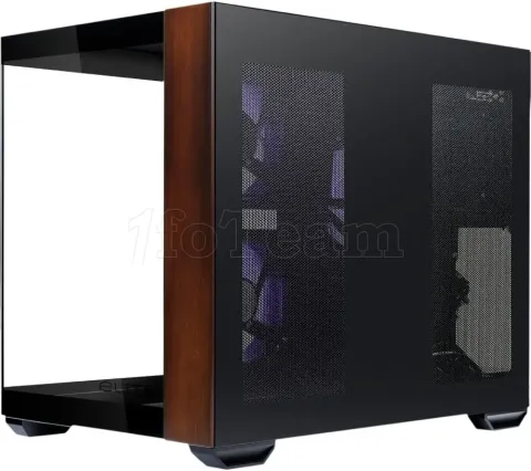 Photo de Boitier Mini Tour Micro ATX Cooler Master Elite 481 Wood avec panneau vitré (Noir)