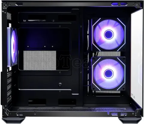 Photo de Boitier Mini Tour Micro ATX Cooler Master Elite 481 Wood avec panneau vitré (Noir)