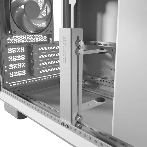 Photo de Boitier Mini Tour Micro ATX Cooler Master MasterFrame 400 Mesh RGB avec panneau vitré (Argent)