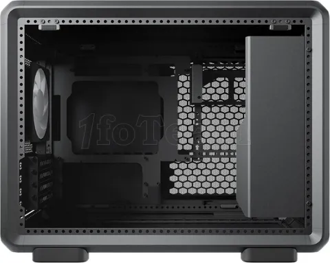 Photo de Boitier Mini Tour Micro ATX Cooler Master MasterFrame 400 Mesh RGB avec panneau vitré (Noir)