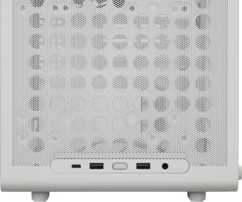 Photo de Boitier Mini Tour Micro ATX Cooler Master Q300L V3 avec panneau vitré (Blanc)
